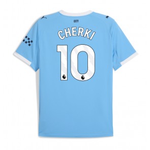 Lacne Muži Futbalové dres Manchester City Rayan Cherki #10 2025-26 Krátky Rukáv - Domáci